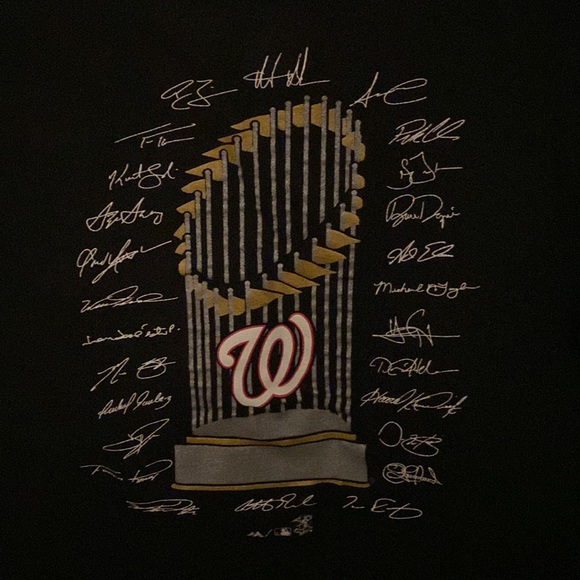 Washington Nationals Youth World Series Champions Shirt - Size Medium / 10-12 - Picture 5 of 5